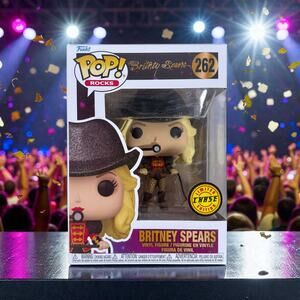 Funko Pop Unopened Britney Spears 262 Limited Edition Chase Rocks Pop Music